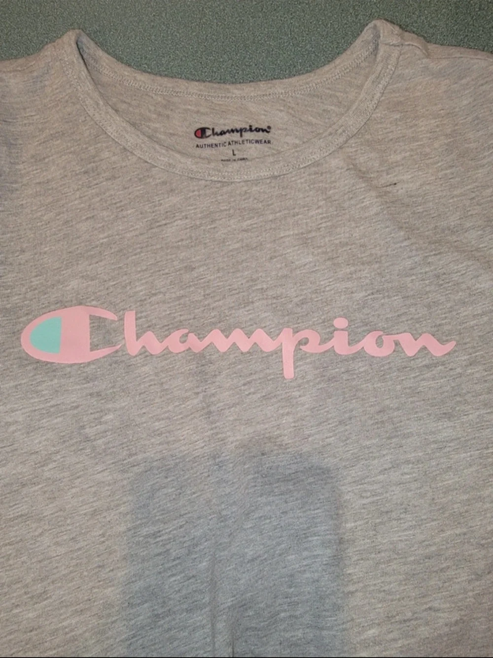Champion Kids Gray Tie-Front Top with Navy Pajama Pants size 14-16